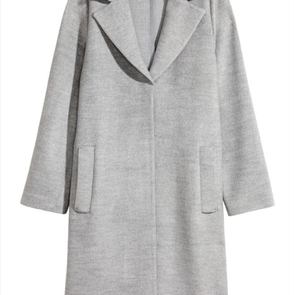 H&M FELTED COAT US 6 - Picture 7 of 8